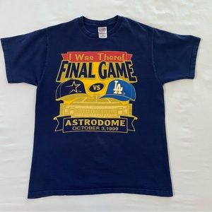 I Was There! Astro’s Final Game Astrodome 1999 Shirt Size M **RARE**